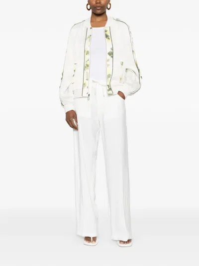 Darkpark Straight Trousers In White