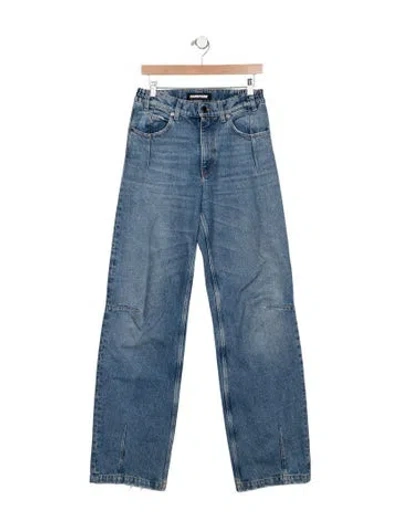 Pre-owned Darkpark Straight-leg Jeans In Blue