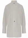 Darkpark Jodie Shirt In White Cotton In White