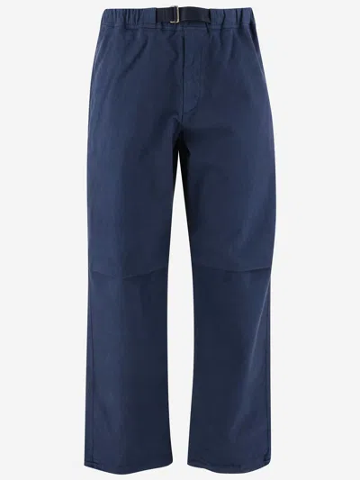 Darkpark Stretch Cotton Pants In Blue