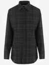 Darkpark Stretch Viscose Blend Shirt With Check Pattern In Multi