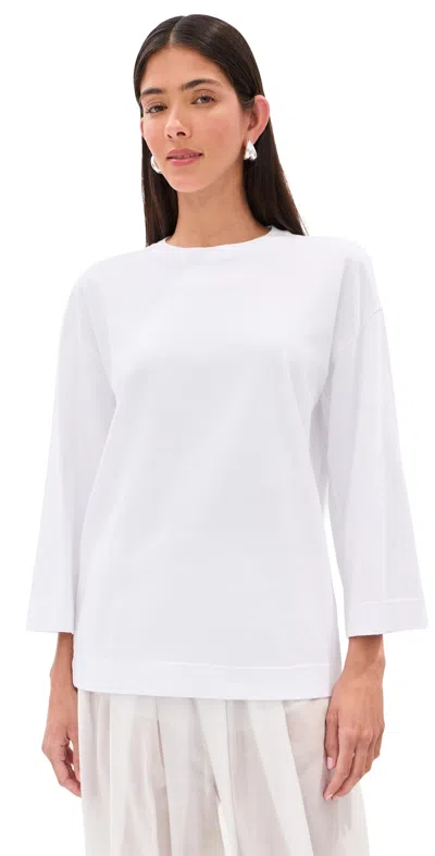 Darkpark Suzy Relaxed Jersey Tee White