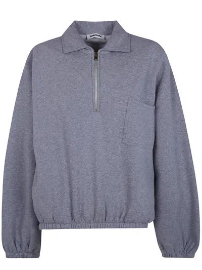 Darkpark Sweatshirt Cropped "alva" In Gray