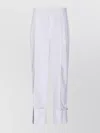 Darkpark White Cotton-blend Trousers