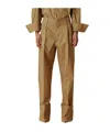 Darkpark Tailoring Popeline Pants In Brown
