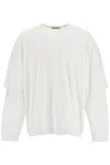 Darkpark Theo Double Sleeve T-shirt With In White