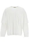 Darkpark Theo Double Sleeve T-shirt With In White