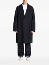 Darkpark Three-button Hugh Coat In Black