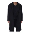 Darkpark Three-button Hugh Coat In Black