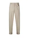 Darkpark Tomi Trouser With Belt Loops And Rolled Cuffs