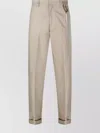 Darkpark Tomi Trouser With Belt Loops And Rolled Cuffs