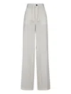 Darkpark Tris Stripes Wide-leg Trousers In Gray