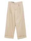 Shop Darkpark Danielle Trousers In Beige