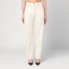 Darkpark Gale Relaxed Straight Leg In Beige