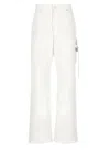 Darkpark Lisa Chain Loose Fit Carpenter Denim In White
