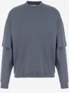 Darkpark Troy Double-sleeved T-shirt In Blue