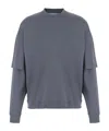 Darkpark Troy Double-sleeved T-shirt In Gray