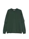 Darkpark Troy Layered T-shirt In Green