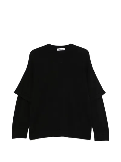 Darkpark Troy Long-sleeve Sweater In Black