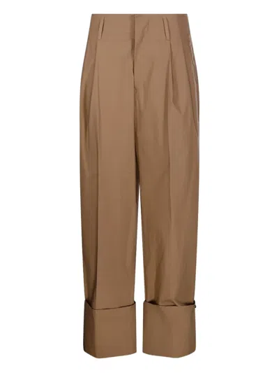 DARKPARK TURN-UP HEM TROUSERS