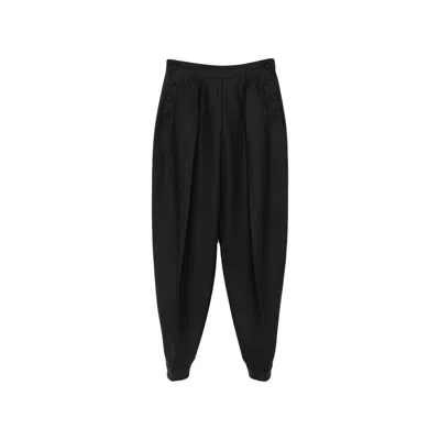 Darkpark Twill Tapered Trousers In Black