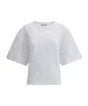Darkpark Doyle T-shirt With Draping In White