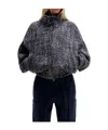 Darkpark Two-way Zip Jacket In Gray