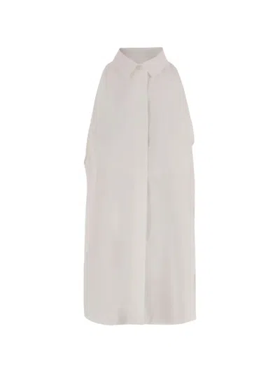 Darkpark Vanessa Sleeveless Shirt In White
