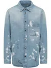 Darkpark Blue Victor Denim Shirt In Blue