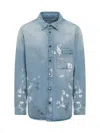 Darkpark Blue Victor Denim Shirt In Blue