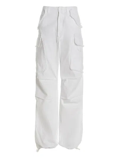 Darkpark Vivi Cargo Jeans In White