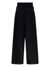 Darkpark Wendy Elastic-waist Trousers In Black