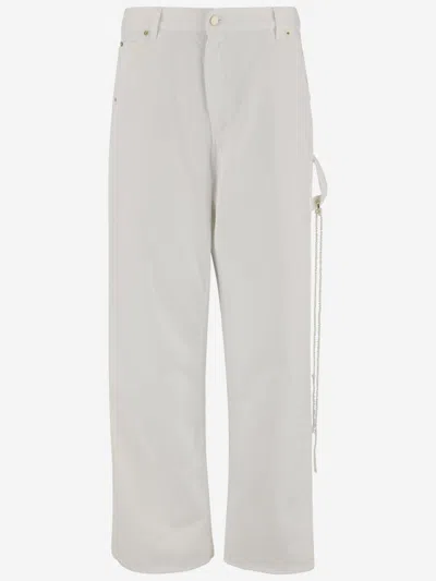 Darkpark White Carpenter Lisa Cotton Denim Jeans