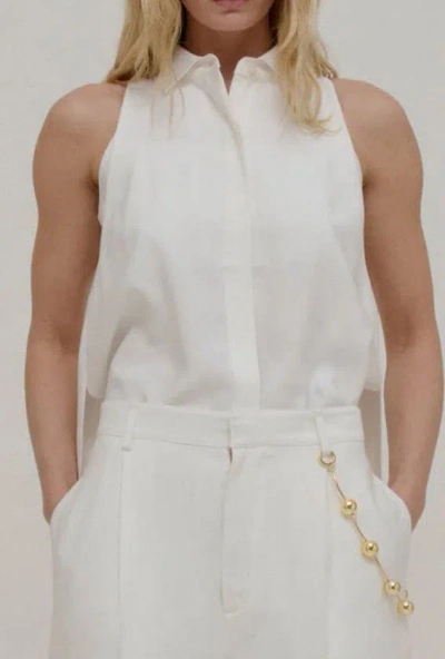 Darkpark White Cotton Shirt