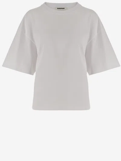 Darkpark White Crewneck Short Sleeves T-shirt