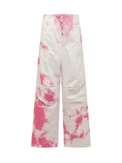 Darkpark White Loose Mid Rise Jeans