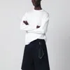 Darkpark Solid Color Long Sleeved Theo T-shirt In White
