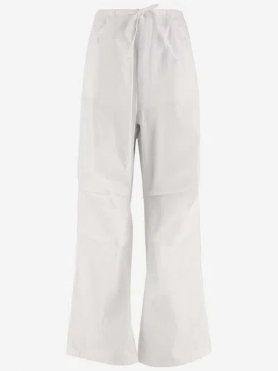 Darkpark White White Daisy Pants In Animal Print