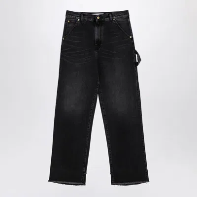 DARKPARK DARKPARK  WIDE BLACK WASHED DENIM JEANS