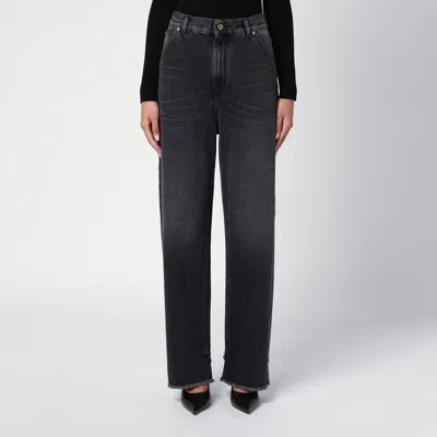 Darkpark Wide Black Washed Denim Jeans