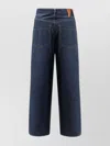 Darkpark Wide Fit Jeans Featuring Contrast Stitching