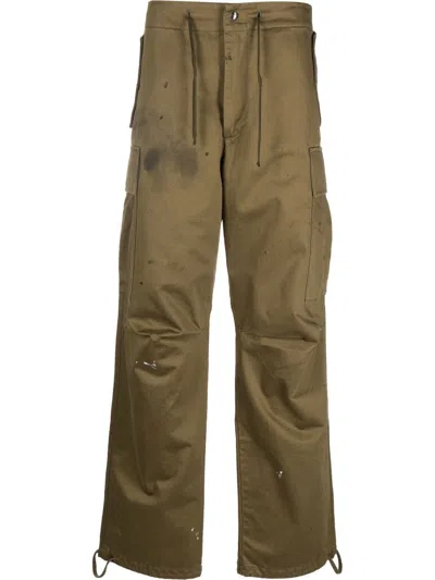 Darkpark Green Saint Cargo Pants In Military Green