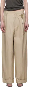 Darkpark Danielle Trousers In Neutral
