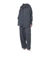 Darkpark Wide-leg Casual Trousers In Black
