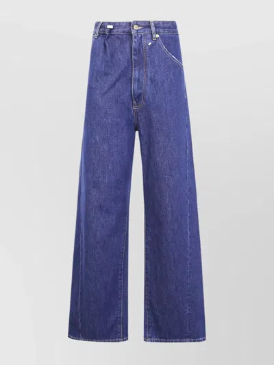 DARKPARK WIDE LEG DENIM TROUSERS WITH BELT LOOPS