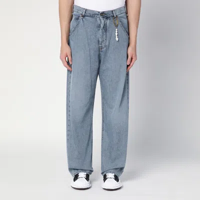 Darkpark Wide-leg Donte Blue Washed Jeans