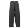 Darkpark Wide-leg Japanese Wool Pants With Relaxed Silhouette In Gray