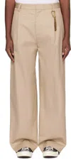 Darkpark Pleated Straight Trousers