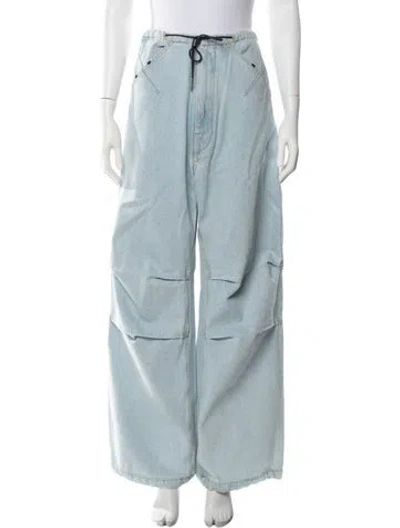 Pre-owned Darkpark Wide Leg Pants In Blue