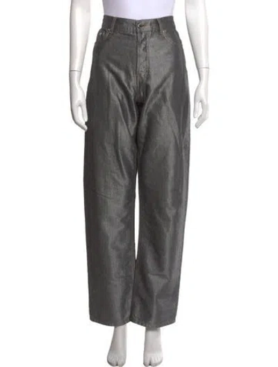 Pre-owned Darkpark Wide Leg Pants In Gray